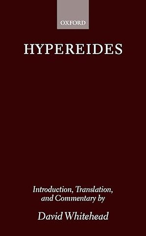 Hypereides: The Forensic Speeches