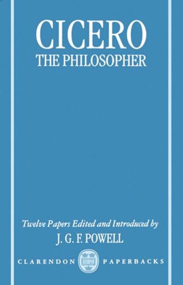 Cicero the Philosopher