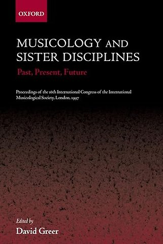 Musicology and Sister Disciplines