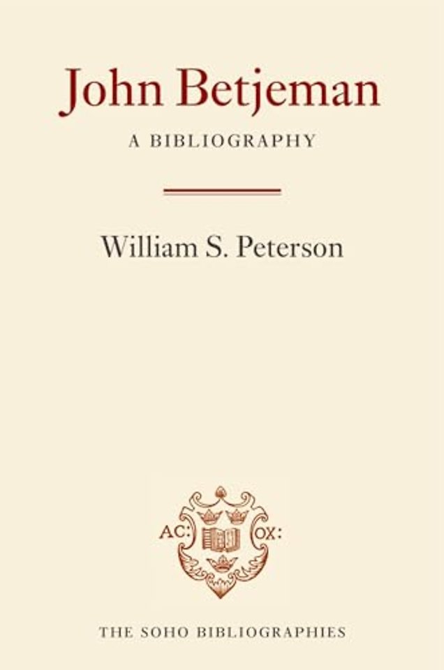 John Betjeman: A Bibliography