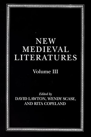 New Medieval Literatures