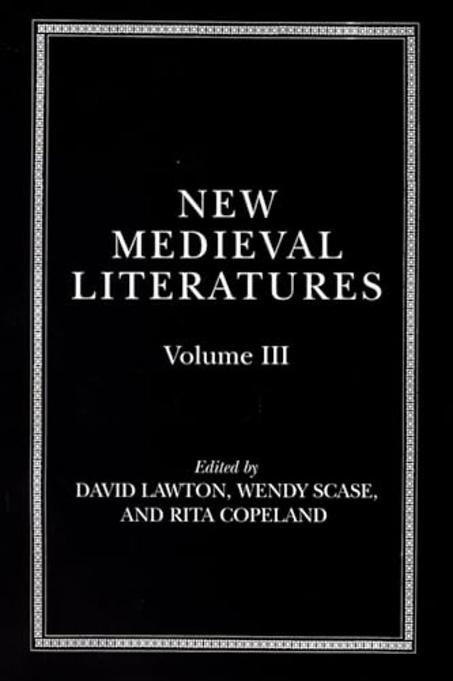 New Medieval Literatures