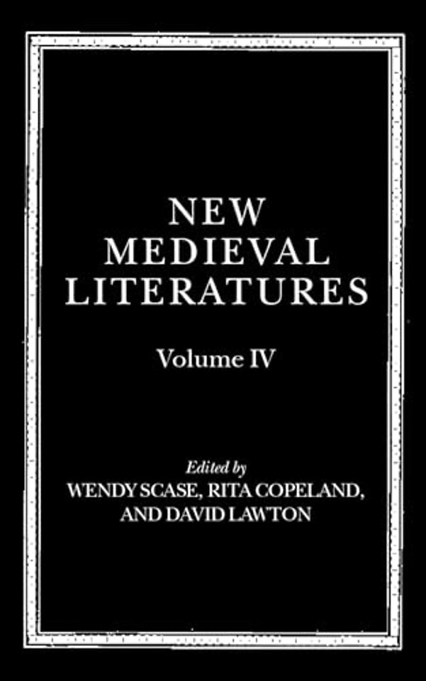 New Medieval Literatures