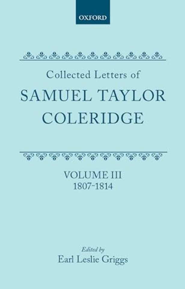 Collected Letters: Volume 3: 1807-1814