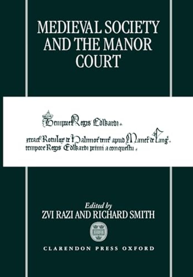 Medieval Society and the Manor Court