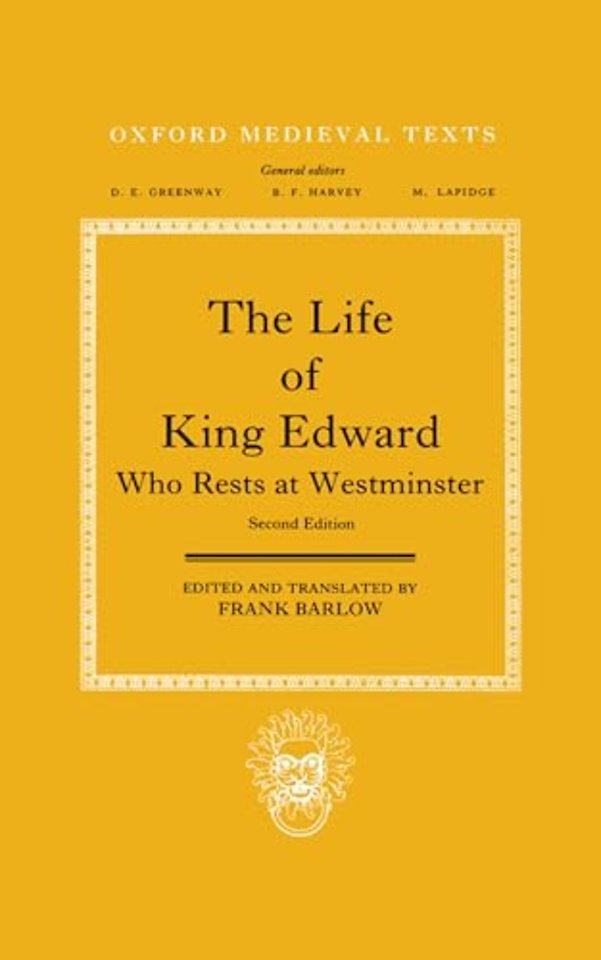 The Life of King Edward who rests at Westminster