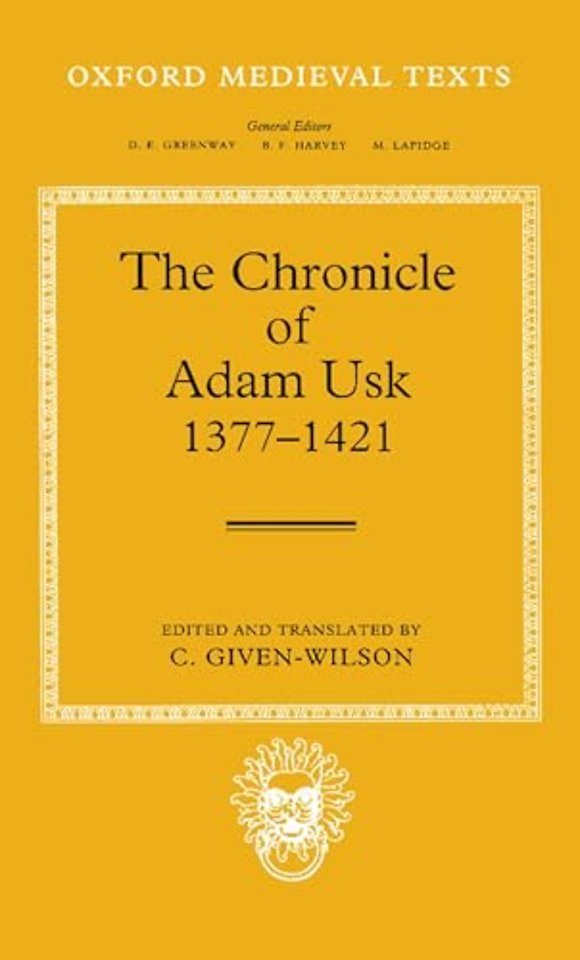 The Chronicle of Adam Usk 1377-1421