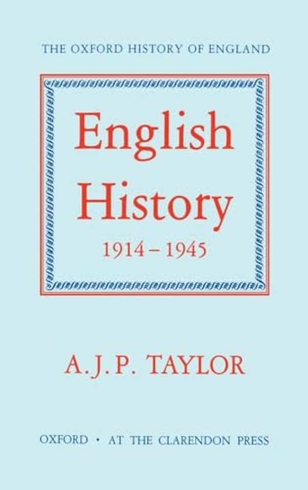 English History 1914-1945