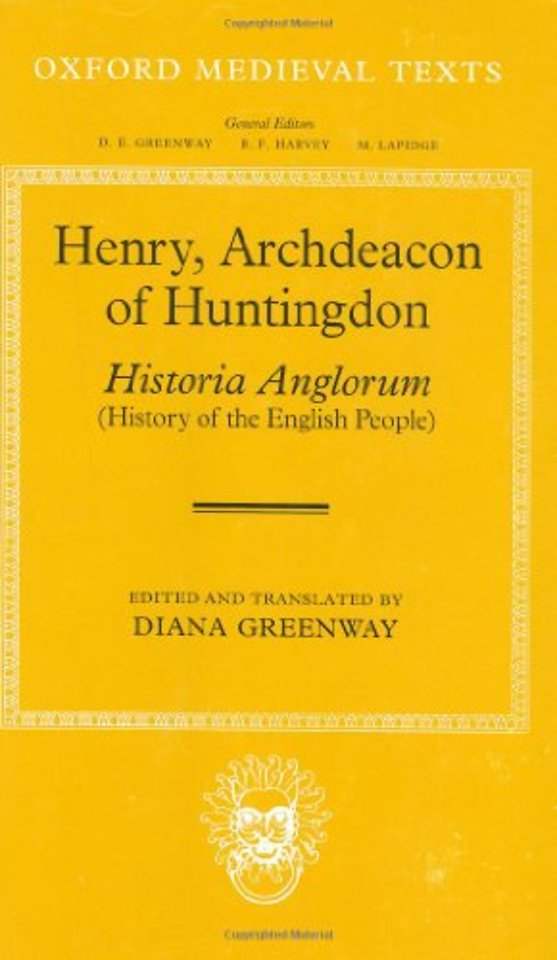 Henry, Archdeacon of Huntingdon: Historia Anglorum