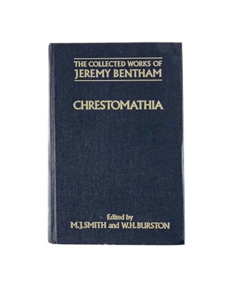The Collected Works of Jeremy Bentham: Chrestomathia