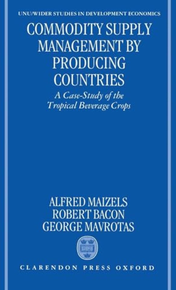 Commodity Supply Management by Producing Countries