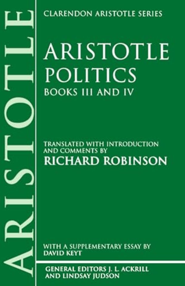 Politics: Books III and IV