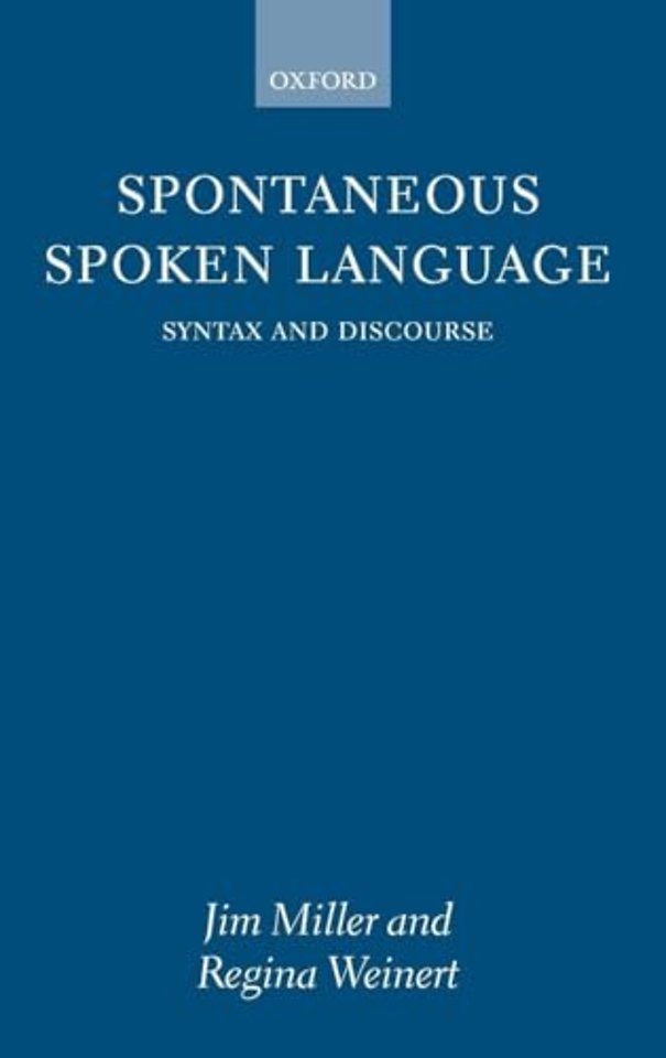 Spontaneous Spoken Language