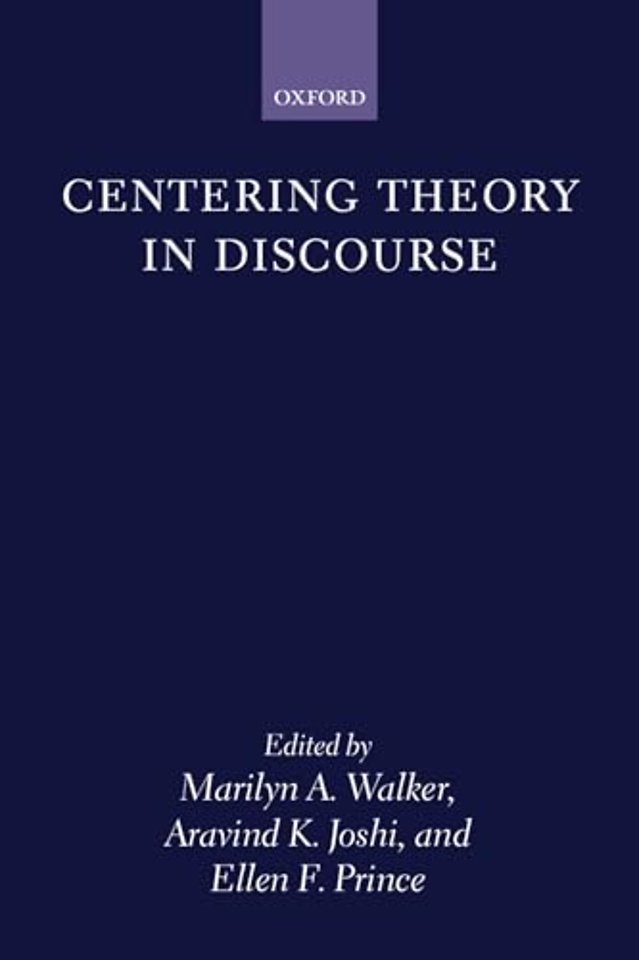 Centering Theory in Discourse
