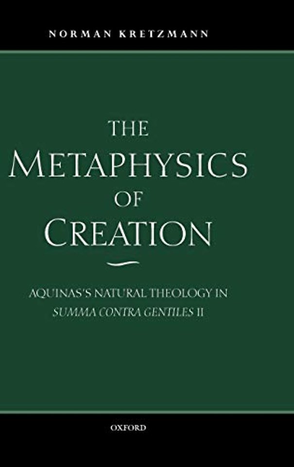 The Metaphysics of Creation