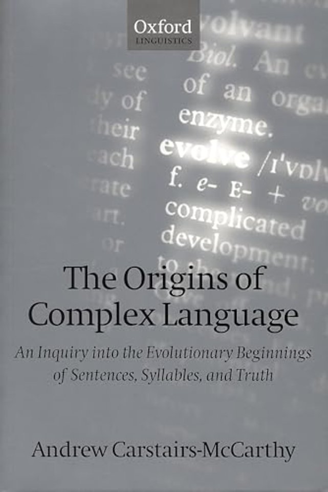 The Origins of Complex Language