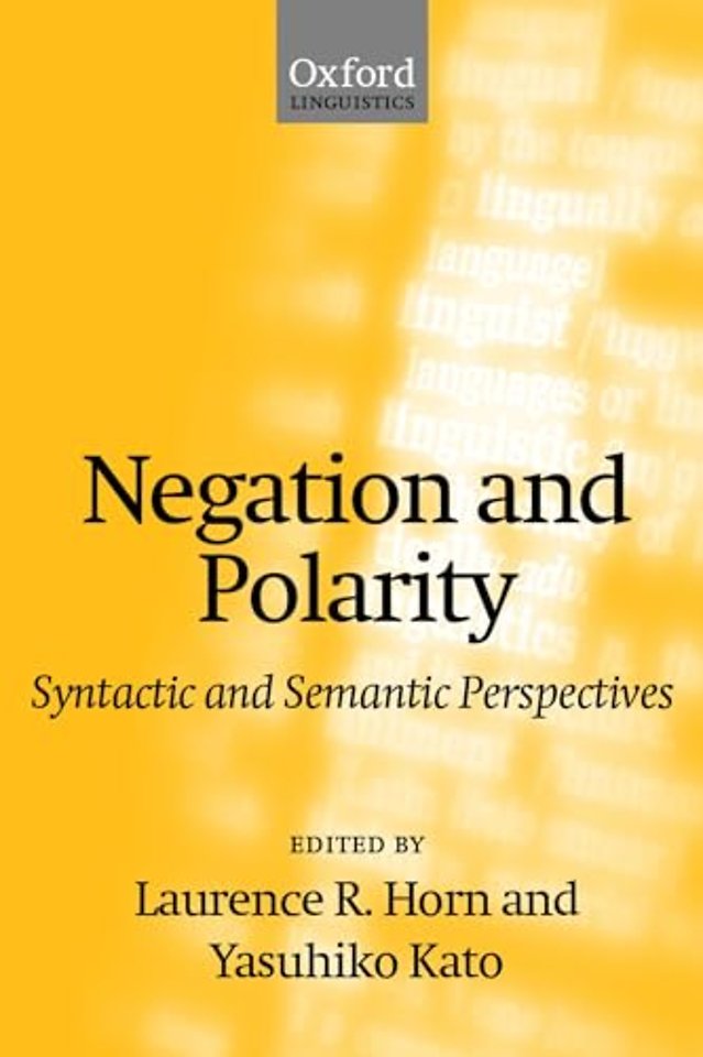 Negation and Polarity