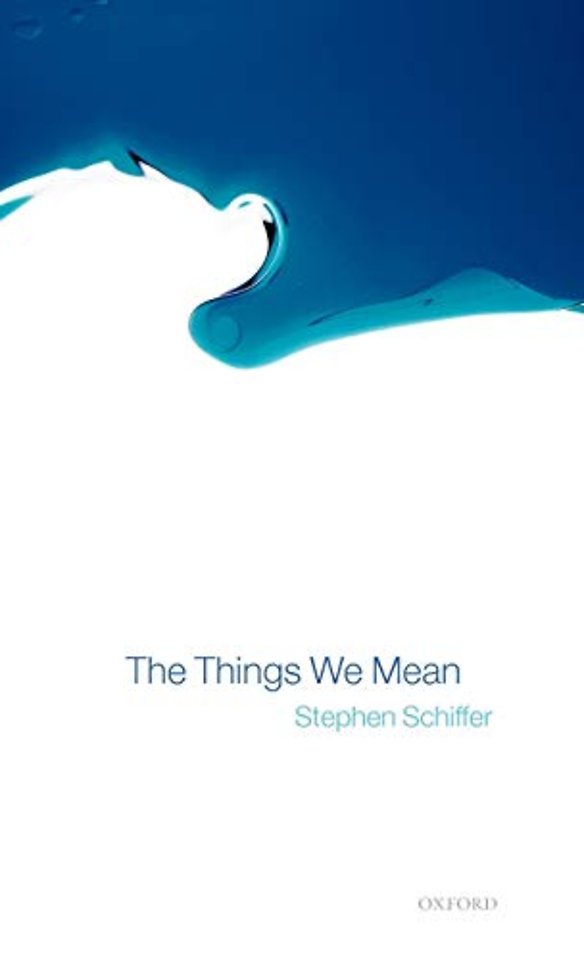 The Things We Mean
