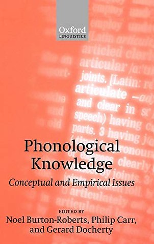 Phonological Knowledge