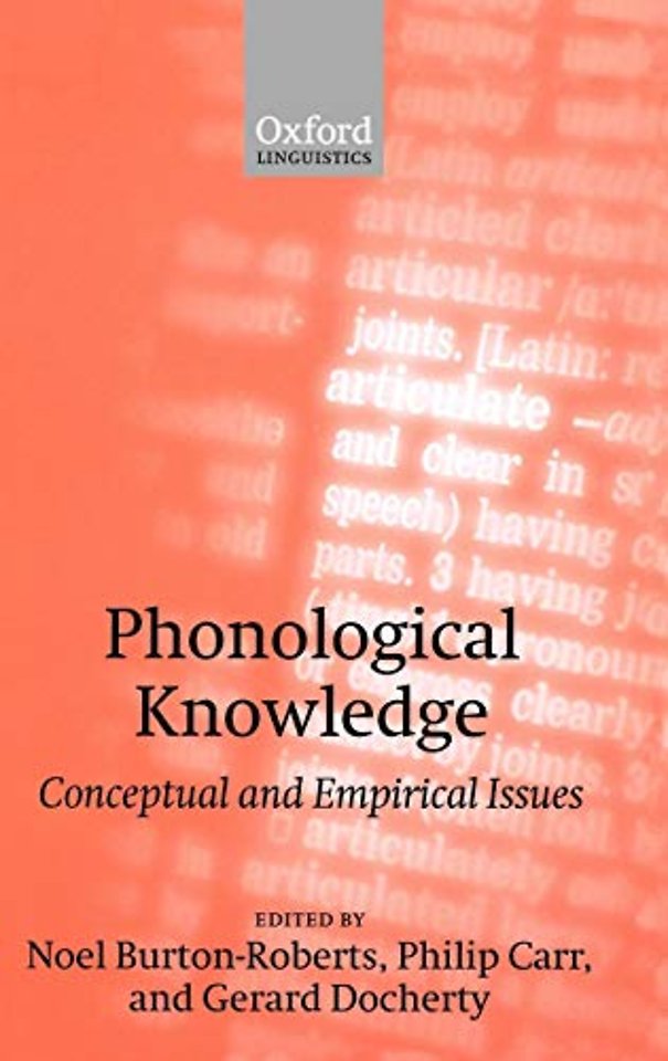 Phonological Knowledge