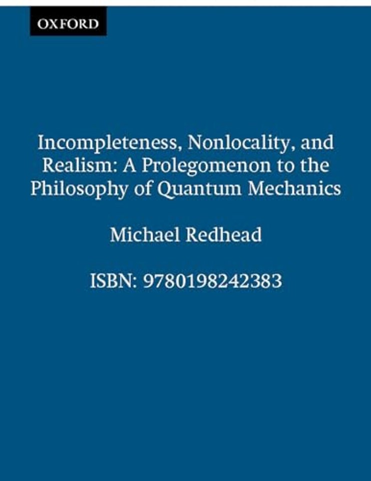 Incompleteness, Nonlocality, and Realism