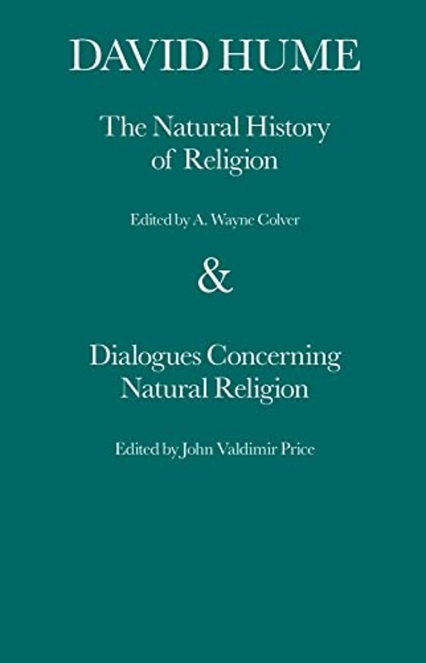 The Natural Histroy of religion & Dialoguies Concerning Natural Religion