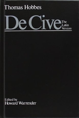 De Cive: The Latin Version