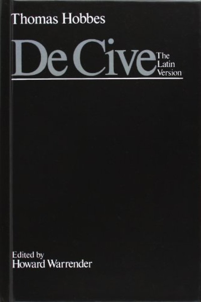 De Cive: The Latin Version