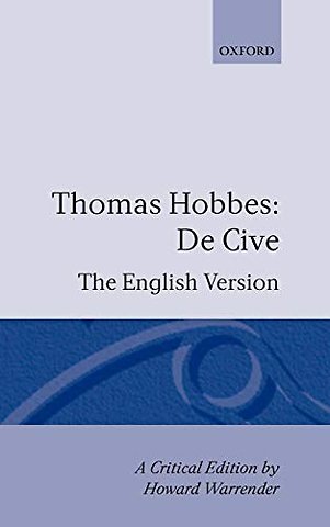 De Cive: The English Version