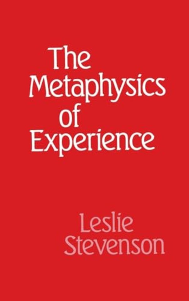 The Metaphysics of Experience