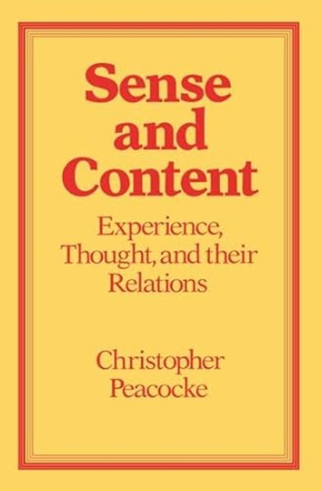 Sense and Content