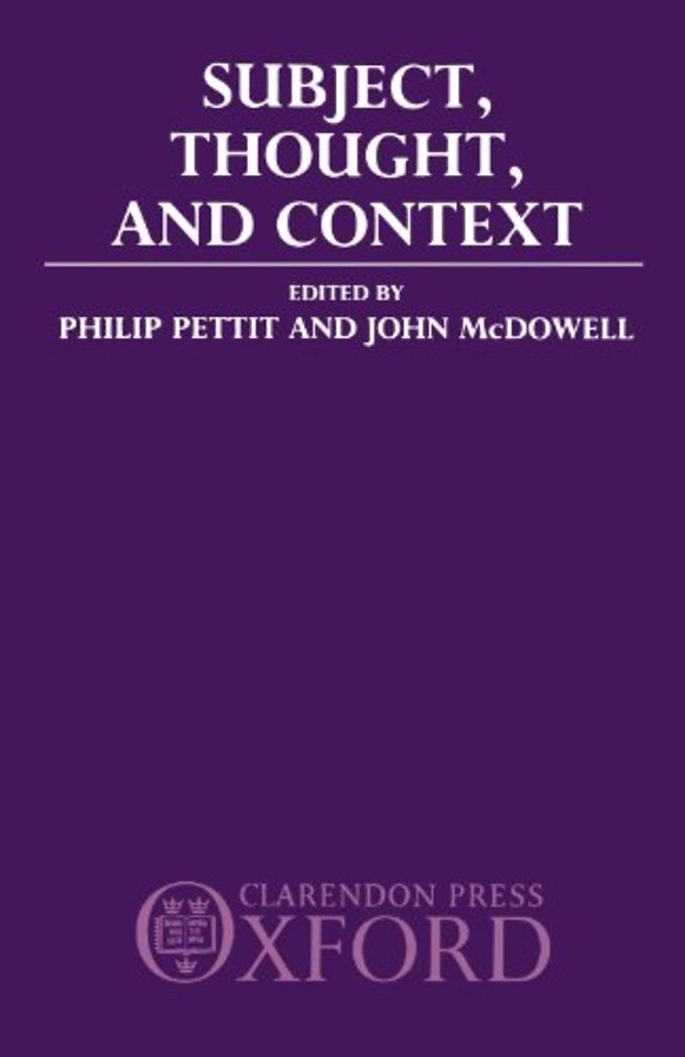 Subject, Thought, and Context