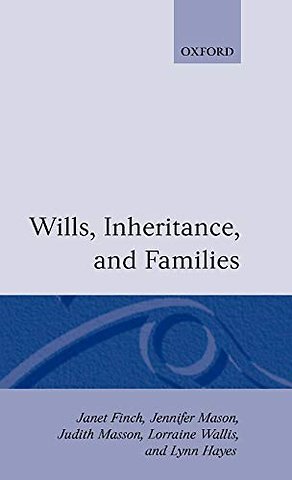 Wills, Inheritance and Families