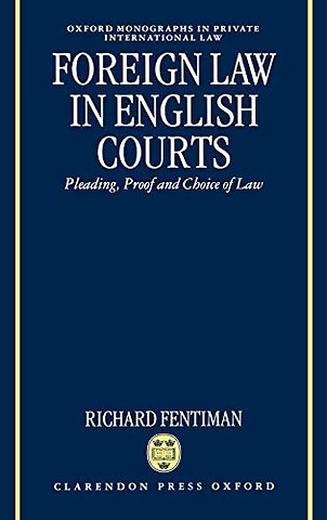 Foreign Law in English Courts