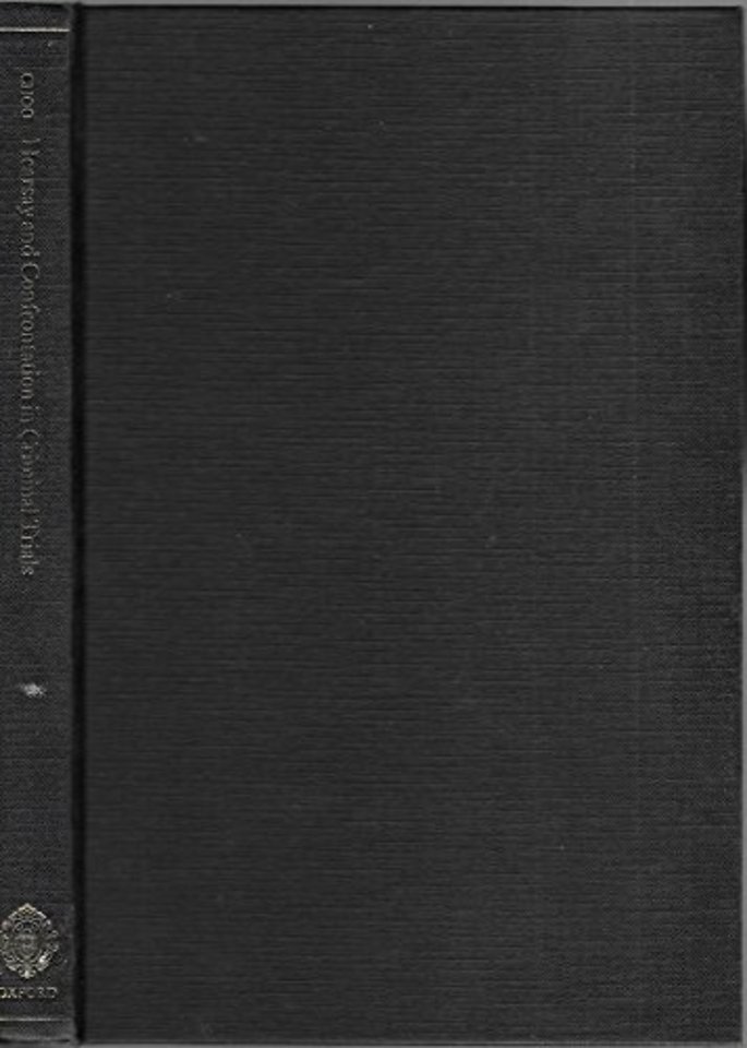 Hearsay and Confrontation in Criminal Trials