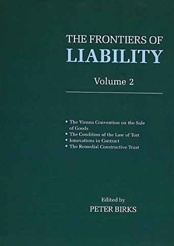 Frontiers of Liability: Volume 2