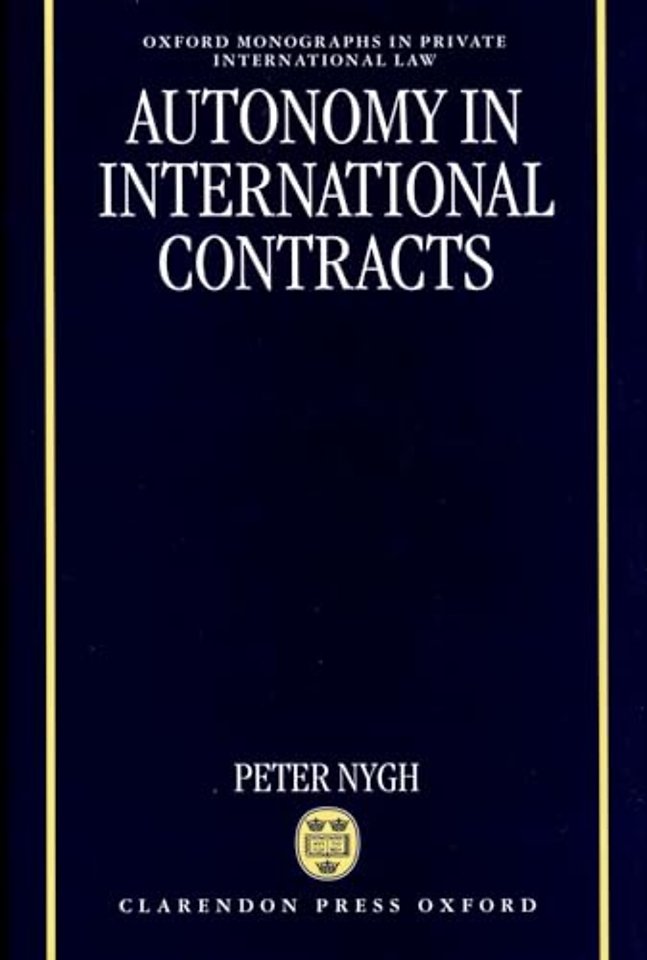 Autonomy in International Contracts