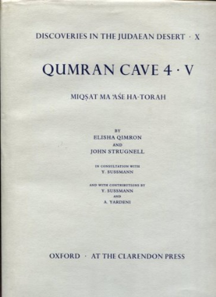 Discoveries in the Judaean Desert: Volume X. Qumran Cave 4: V