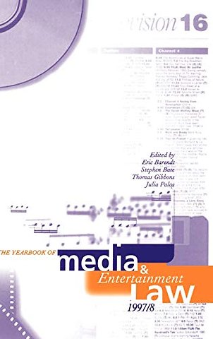 The Yearbook of Media and Entertainment Law: Volume 3, 1997/98