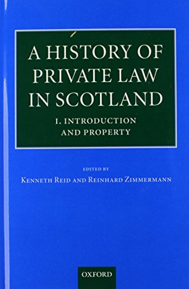 A History of Private Law in Scotland