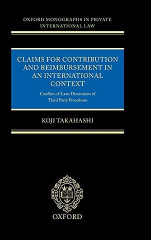 Claims for Contribution and Reimbursement in an International Context