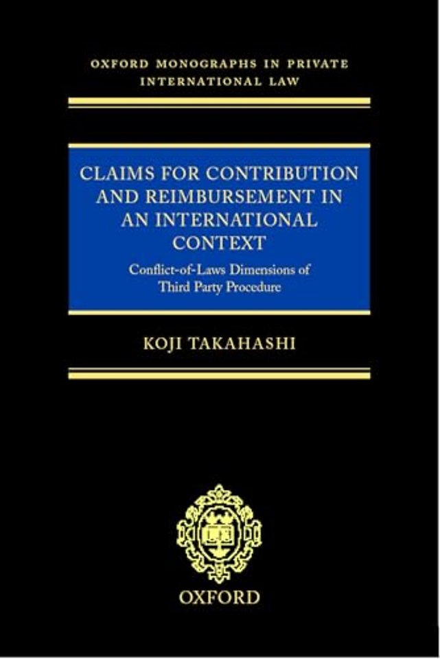 Claims for Contribution and Reimbursement in an International Context