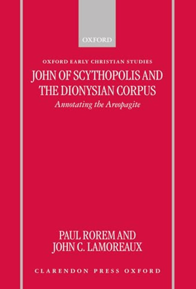 John of Scythopolis and the Dionysian Corpus