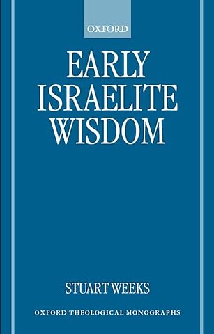 Early Israelite Wisdom
