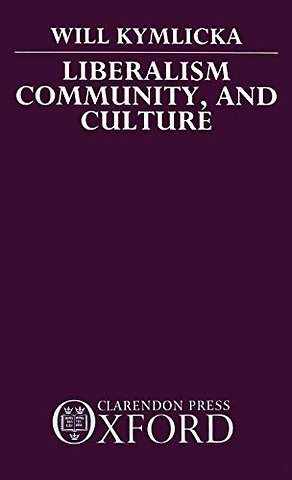 Liberalism, Community, and Culture