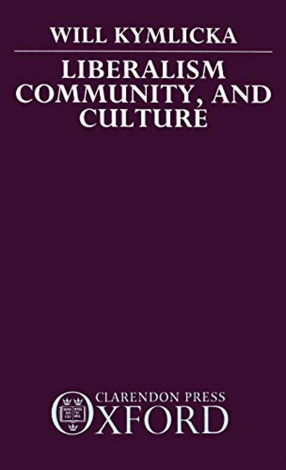 Liberalism, Community, and Culture