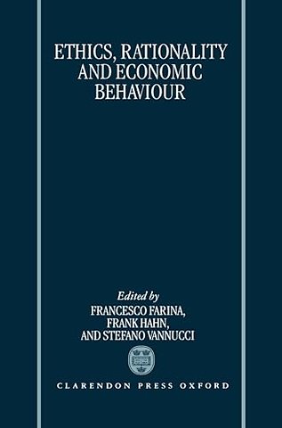 Ethics, Rationality, and Economic Behaviour
