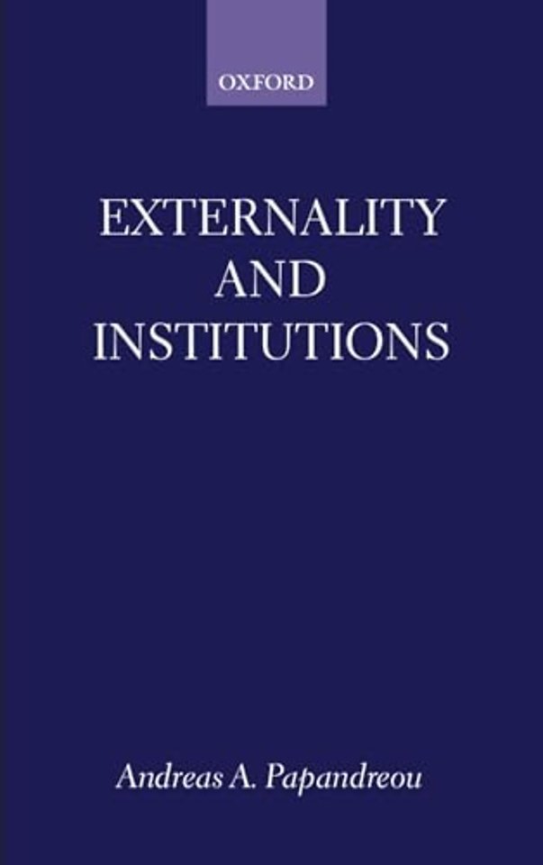 Externality and Institutions