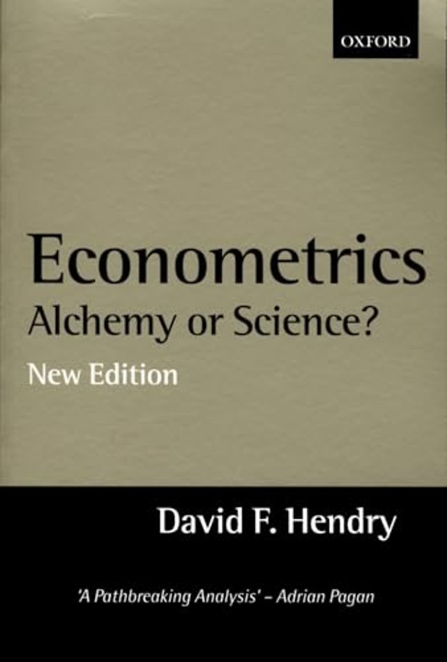 Econometrics: Alchemy or Science?