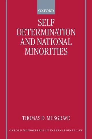 Self-Determination and National Minorities